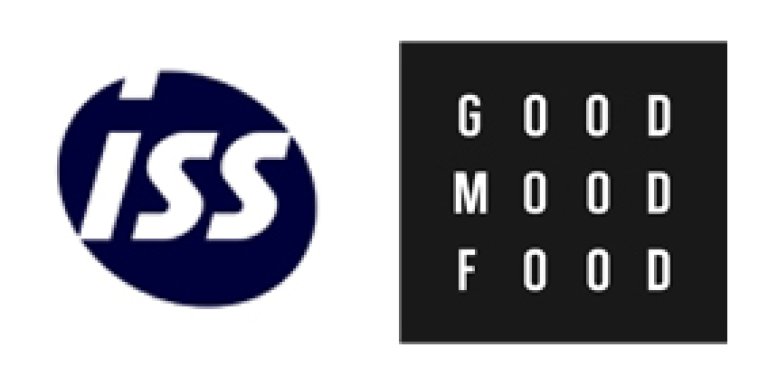 Logo ISS og GoodMoodFood.