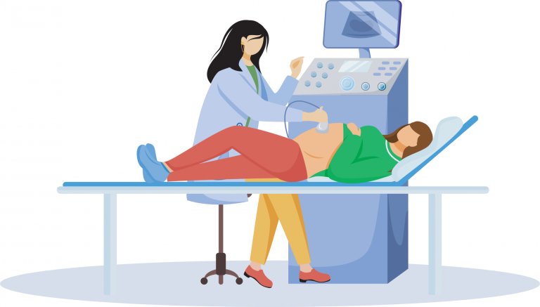 Illustrasjon av ultralyd