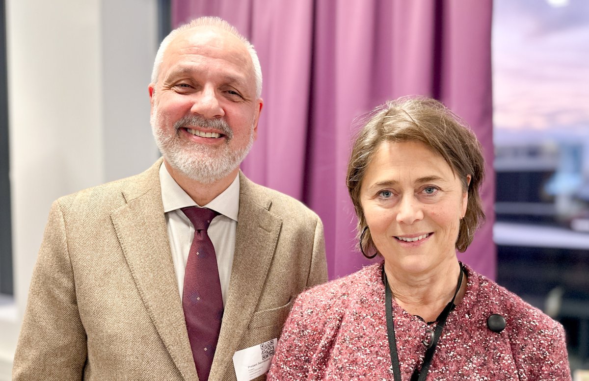 Bilde av Preben Aavitsland og Helen Brandstorp 