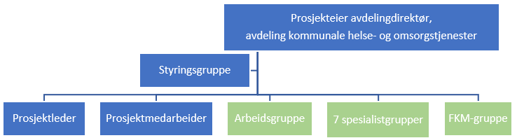 Organisering av prosjektet