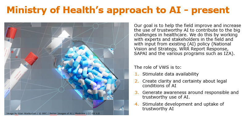 Mål for KI i Helsedepartementet i Nederland
