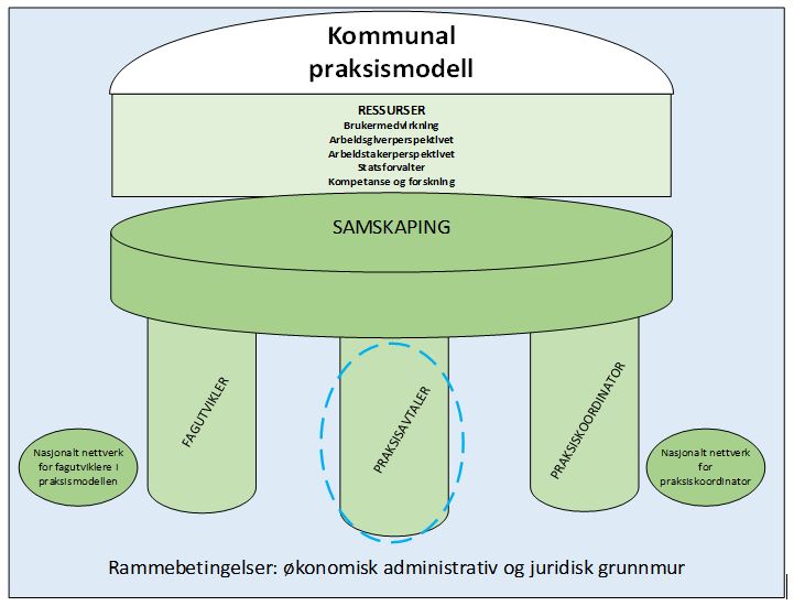 Figur 4: Ben i modellen: Praksisavtaler
