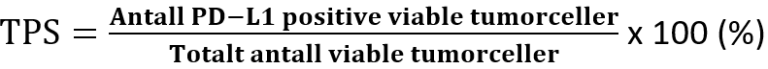 Spiserørskreft - Antall PD-L1 positive viable tumorceller.png