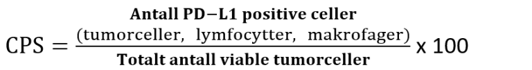 Spiserørskreft - Antall PD-L1 positive celler.png