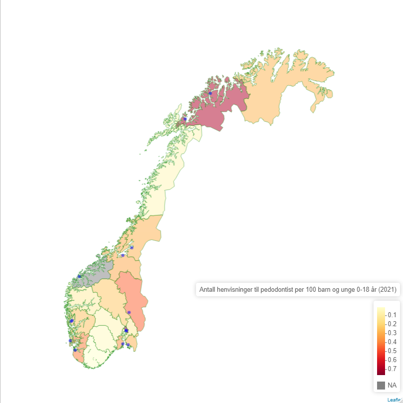 Andel henvisninger til pedodontist 2021 - fylke.png
