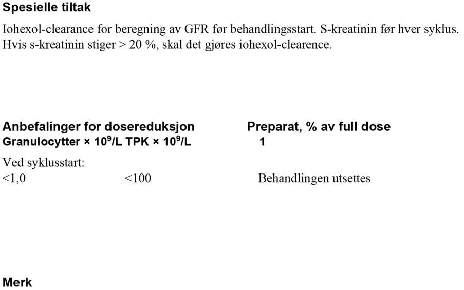Testikkelkreft - Karboplatin XXII spesielle tiltak 2.png